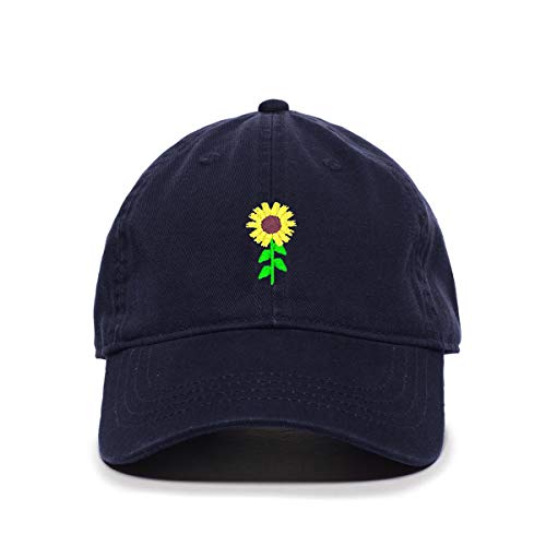 Gorra de béisbol de girasol bordado de algodón ajustable sombrero de papá - Imagen 12 de 19