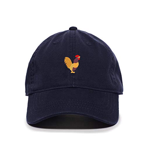 Rooster Baseball Cap Embroidered Cotton Adjustable Dad Hat - Picture 11 of 19