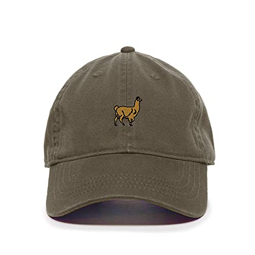 Alpaca Baseball Cap Embroidered Cotton Adjustable Dad Hat - Picture 12 of 19