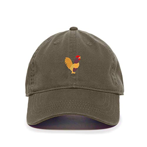 Rooster Baseball Cap Embroidered Cotton Adjustable Dad Hat - Picture 12 of 19