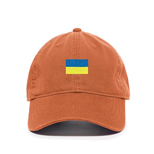 Ukraine Flag Vintage Baseball Cap – Embroidered Cotton Adjustable Dad Hat, Olive