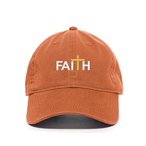Faith with Cross Christianity Baseball Cap Embroidered Cotton Adjustable Dad Hat - Picture 13 of 19