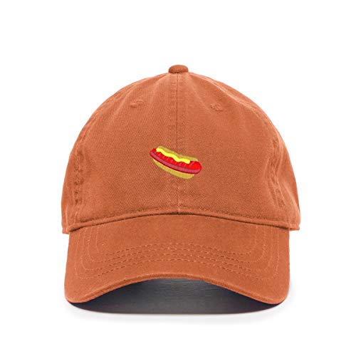 Hotdog Sandwich Baseballkappe bestickt Baumwolle verstellbar Papa Mütze - Bild 12 von 19