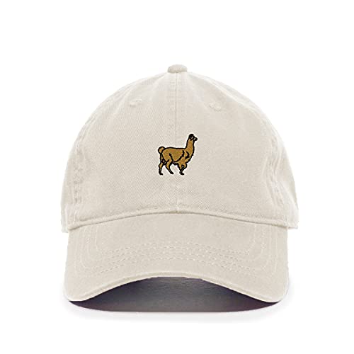Alpaca Baseball Cap Embroidered Cotton Adjustable Dad Hat - Picture 14 of 19