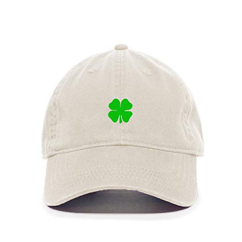 4 Leaf Clover Shamrock Baseball Cap Embroidered Cotton Adjustable Dad Hat - Picture 14 of 19