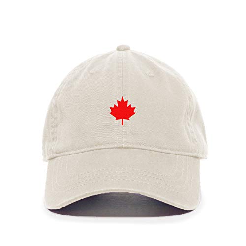 Canada Flag Red Maple Leaf Baseball Cap Embroidered Cotton Adjustable Dad Hat - Picture 14 of 19