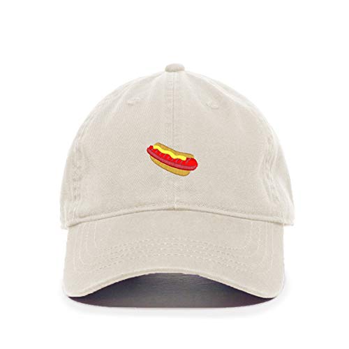 Hotdog Sandwich Baseballkappe bestickt Baumwolle verstellbar Papa Mütze - Bild 14 von 19