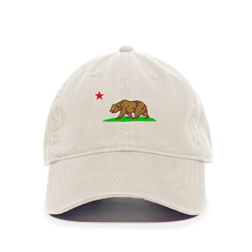 California Bear Baseball Cap bestickt Baumwolle verstellbar Papa Mütze - Bild 14 von 19