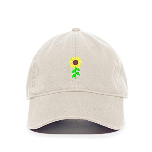 Gorra de béisbol de girasol bordado de algodón ajustable sombrero de papá - Imagen 14 de 19