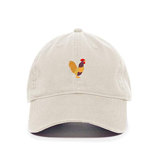 Rooster Baseball Cap Embroidered Cotton Adjustable Dad Hat - Picture 14 of 19