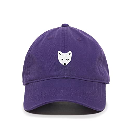 Arctic Fox Baseball Cap Embroidered Cotton Adjustable Dad Hat - Picture 15 of 19