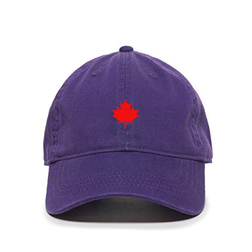 Canada Flag Red Maple Leaf Baseball Cap Embroidered Cotton Adjustable Dad Hat - Picture 15 of 19