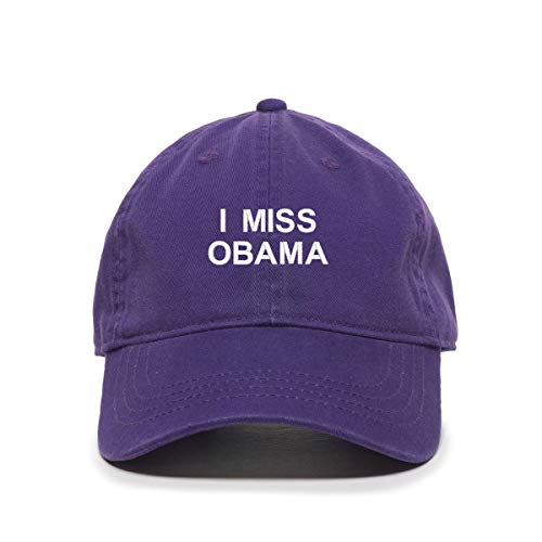 Gorra de béisbol ajustable de algodón bordado I Miss Obama - Imagen 14 de 18