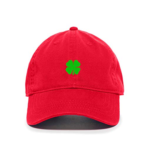 4 Leaf Clover Shamrock Baseball Cap Embroidered Cotton Adjustable Dad Hat - Picture 16 of 19