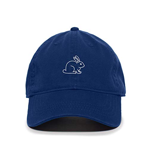 Rabbit Baseball Cap Embroidered Cotton Adjustable Dad Hat - Bild 18 von 19