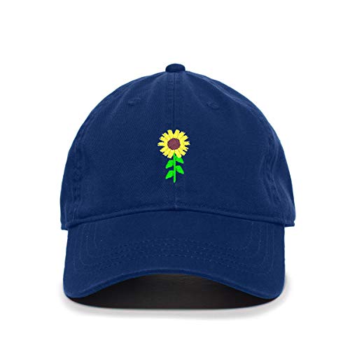 Gorra de béisbol de girasol bordado de algodón ajustable sombrero de papá - Imagen 17 de 19