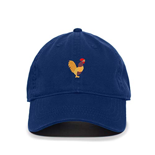 Rooster Baseball Cap Embroidered Cotton Adjustable Dad Hat - Picture 17 of 19