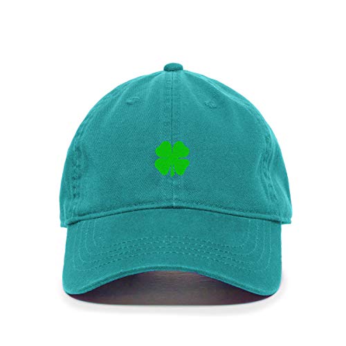4 Leaf Clover Shamrock Baseball Cap Embroidered Cotton Adjustable Dad Hat - Picture 18 of 19