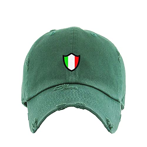 Italy Italian Flag Vintage Baseball Cap Embroidered Distressed Dad Hat - Picture 11 of 15