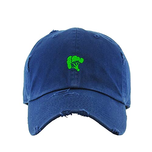 Broccoli Vintage Baseball Cap Embroidered Cotton Adjustable Distressed Dad Hat - Picture 11 of 15