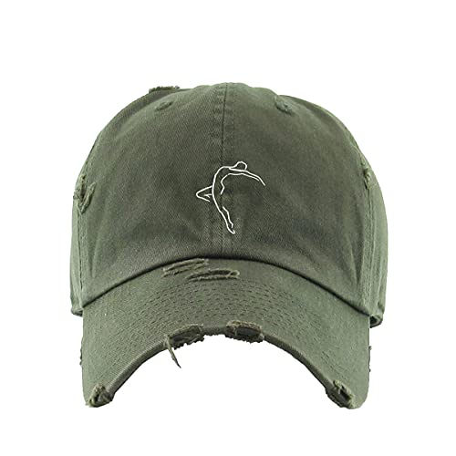 Ballet Vintage Gorra de béisbol bordada de algodón ajustable Distressed Dad Hat - Imagen 12 de 15