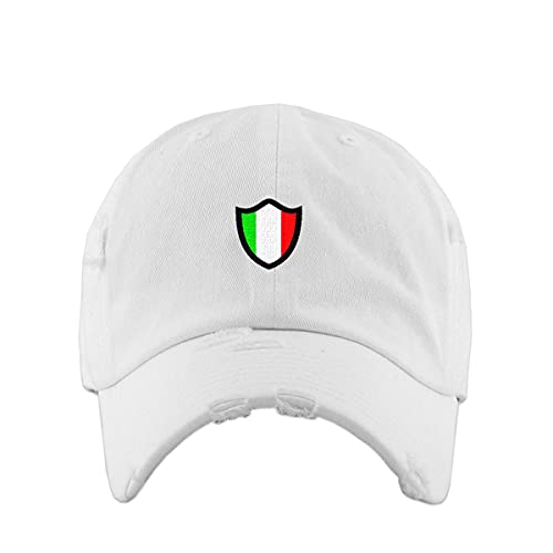 Italy Italian Flag Vintage Baseball Cap Embroidered Distressed Dad Hat - Picture 7 of 15