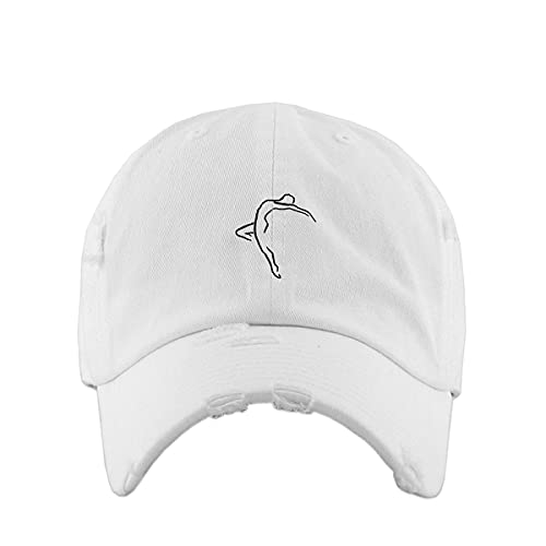 Ballet Vintage Gorra de béisbol bordada de algodón ajustable Distressed Dad Hat - Imagen 15 de 15