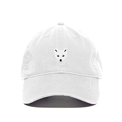 Arctic Fox Baseball Cap Embroidered Cotton Adjustable Dad Hat - Picture 19 of 19
