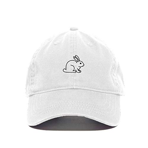 Rabbit Baseball Cap Embroidered Cotton Adjustable Dad Hat - Bild 19 von 19