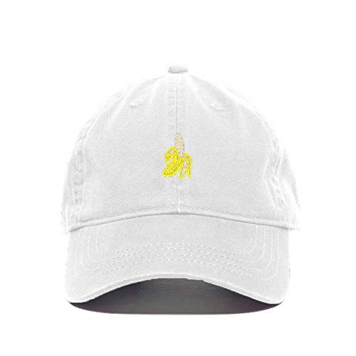 Peeled Banana Baseball Cap Embroidered Cotton Adjustable Dad Hat - Picture 19 of 19