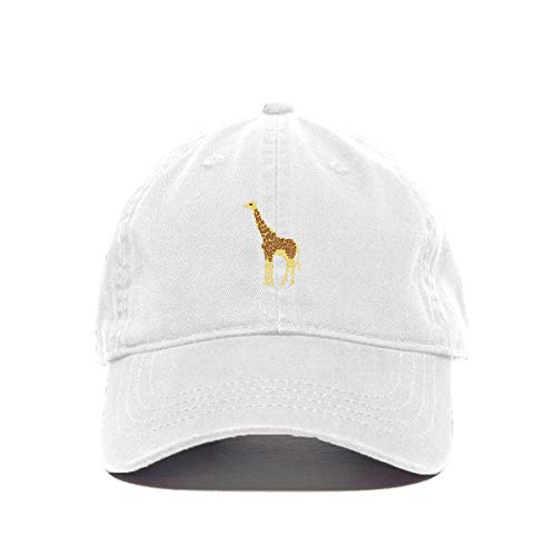 Cappello da baseball giraffa ricamato cotone regolabile cappello papà - Foto 19 di 19