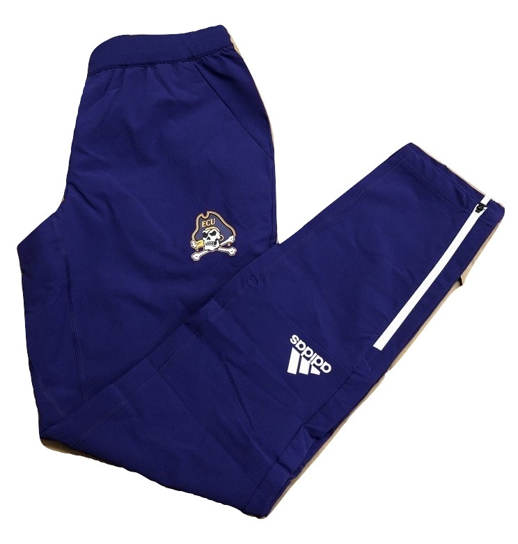 Adidas NCAA East Carolina Univ. Женские зауженные брюки Серые, фиолетовые 538bw 