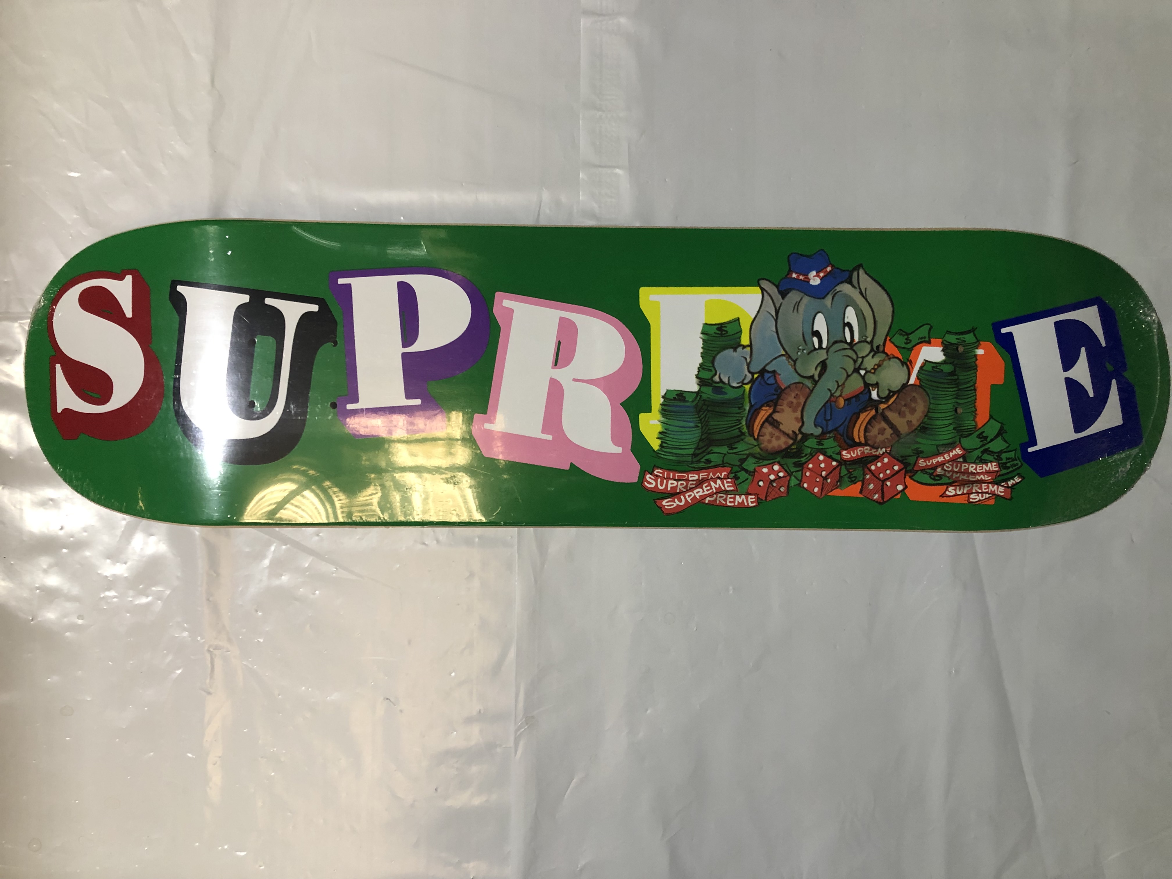 Supreme Elephant Deck Shaun Crawford Black White Green F/W 22 | eBay