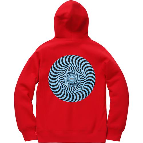 Supreme Spitfire Hooded Sweatshirt White Black Red S/S 18 | eBay