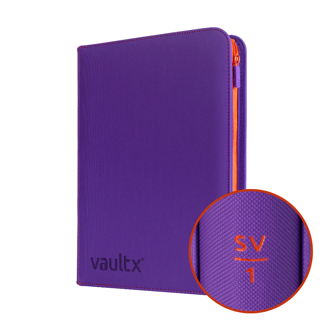 VaultX EXO-TEC Pokemon Zip Binders SV Set (9-Pocket & 12-Pocket)  Sz   