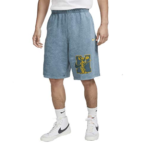 Флисовые шорты Nike Sportswear Club Пепельно-серый с золотом DC2741 058 4790₽