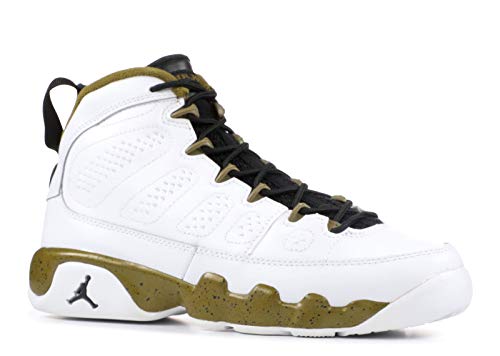 Nike Air Jordan 9 Retro BG White Black Militia Green Sz 5y Statue for sale online | eBay