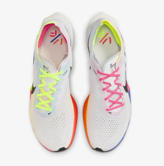 Nike ZoomX Vaporfly 3 White Blue Orange Pink HQ3219 902 Running