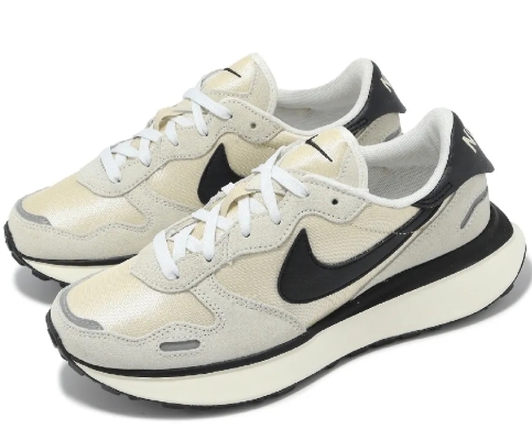 Nike Womens Waffle Phoenix Cream Black FD2196 100 Fashion
