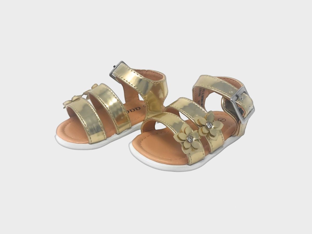 Sandal Girl Casual Thong with Ankle Strap Sandal - Picture 7 of 7