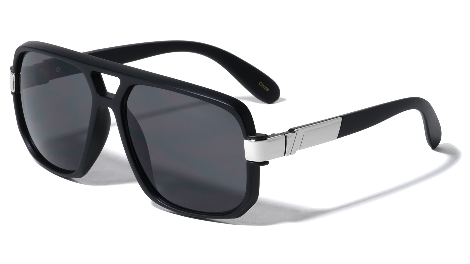 GAZELLE SQUARE SPORT AVIATOR SUNGLASSES OVERSIZED RUN DMC HIP HOP RETRO DESIGNER - Picture 15 of 16