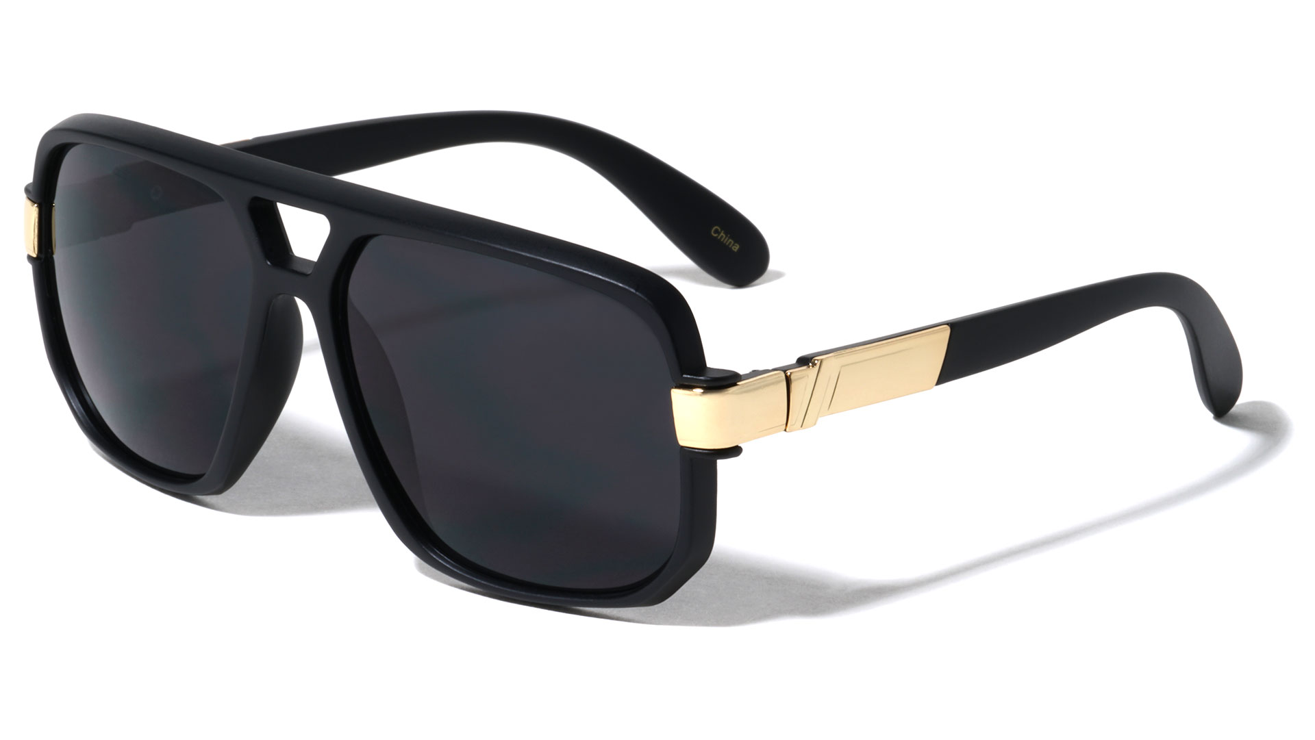 GAZELLE SQUARE SPORT AVIATOR SUNGLASSES OVERSIZED RUN DMC HIP HOP RETRO DESIGNER - Picture 6 of 16