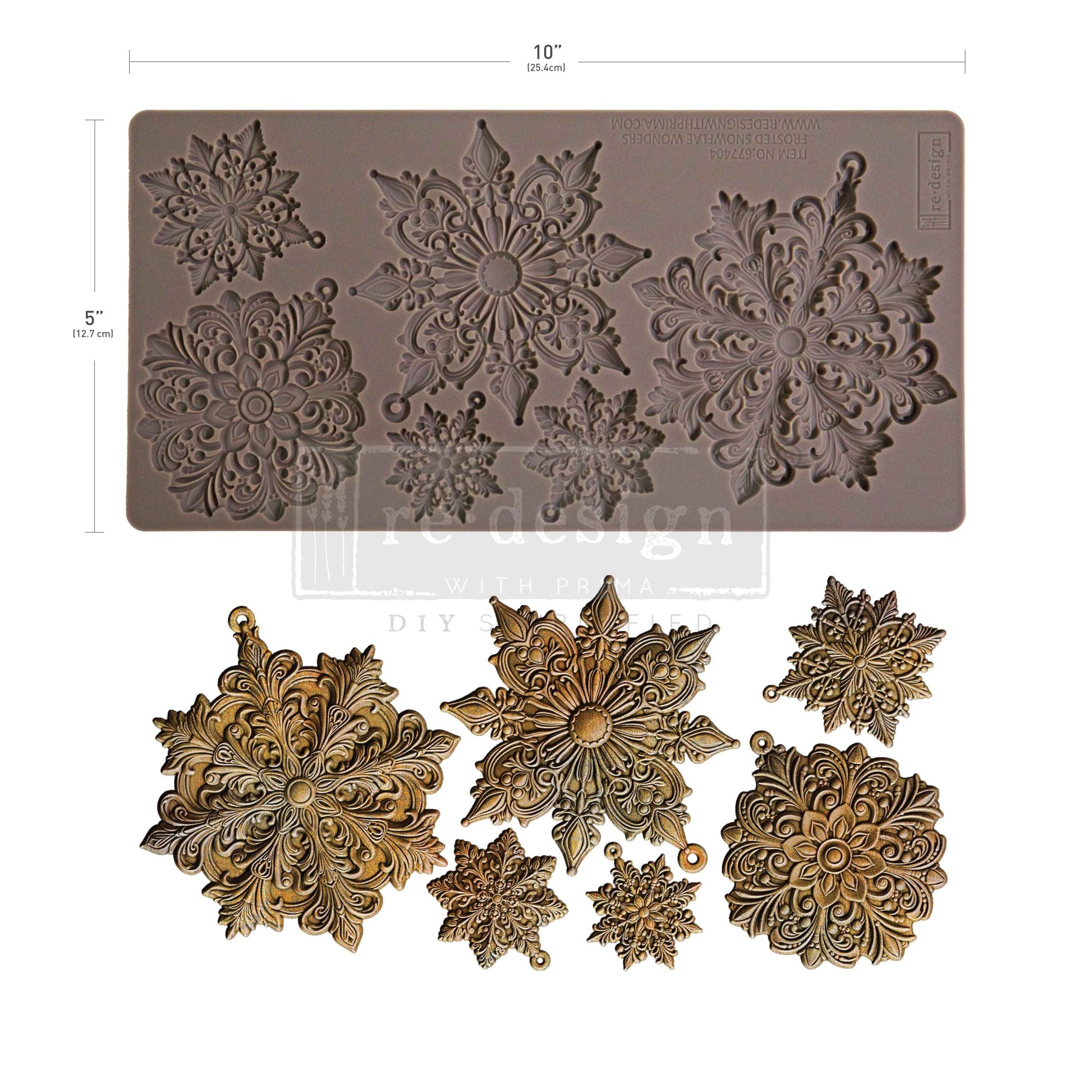 Frosted Snowflake | Silicone Décor Mould | Redesign with Prima - Picture 1 of 6