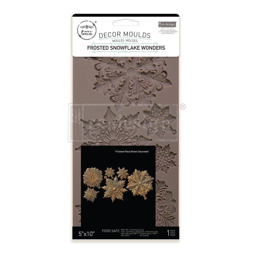 Frosted Snowflake | Silicone Décor Mould | Redesign with Prima - Picture 4 of 6