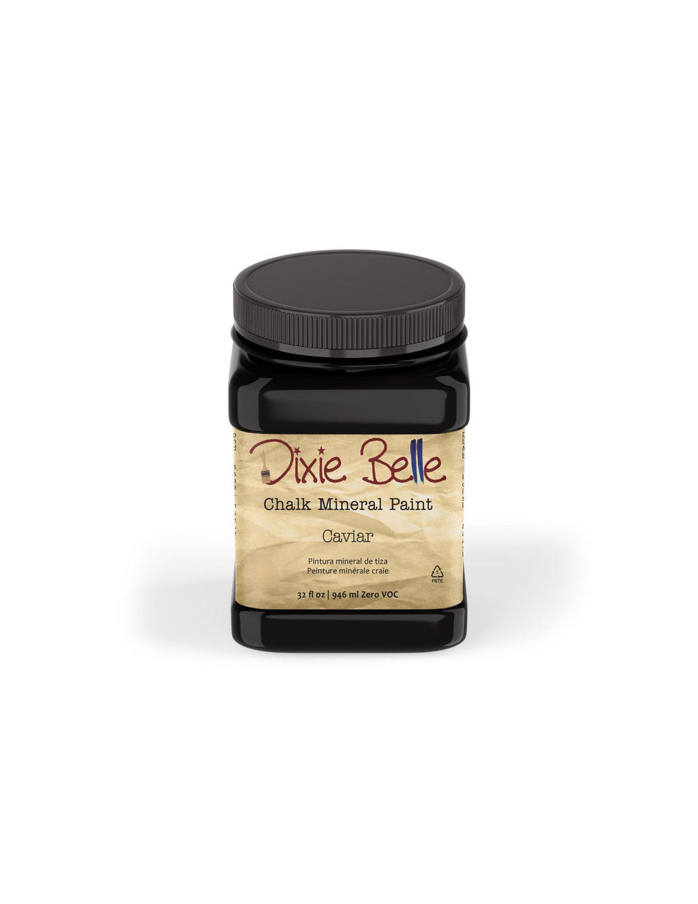 Caviar | Chalk Mineral Paint | Dixie Belle | Furniture & Craft Paint | Black
