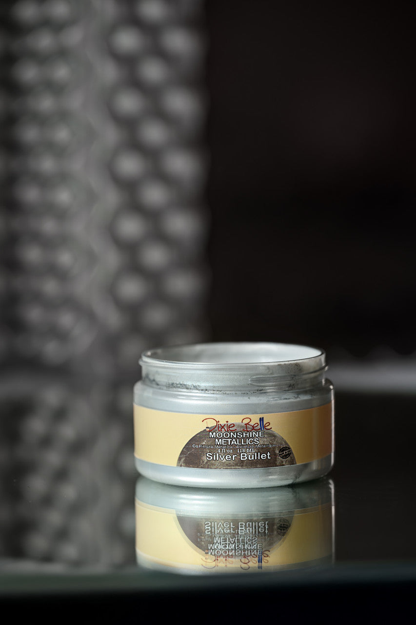 Silver Bullet | Moonshine Metallics | Dixie Belle Paint | Metallic Paint