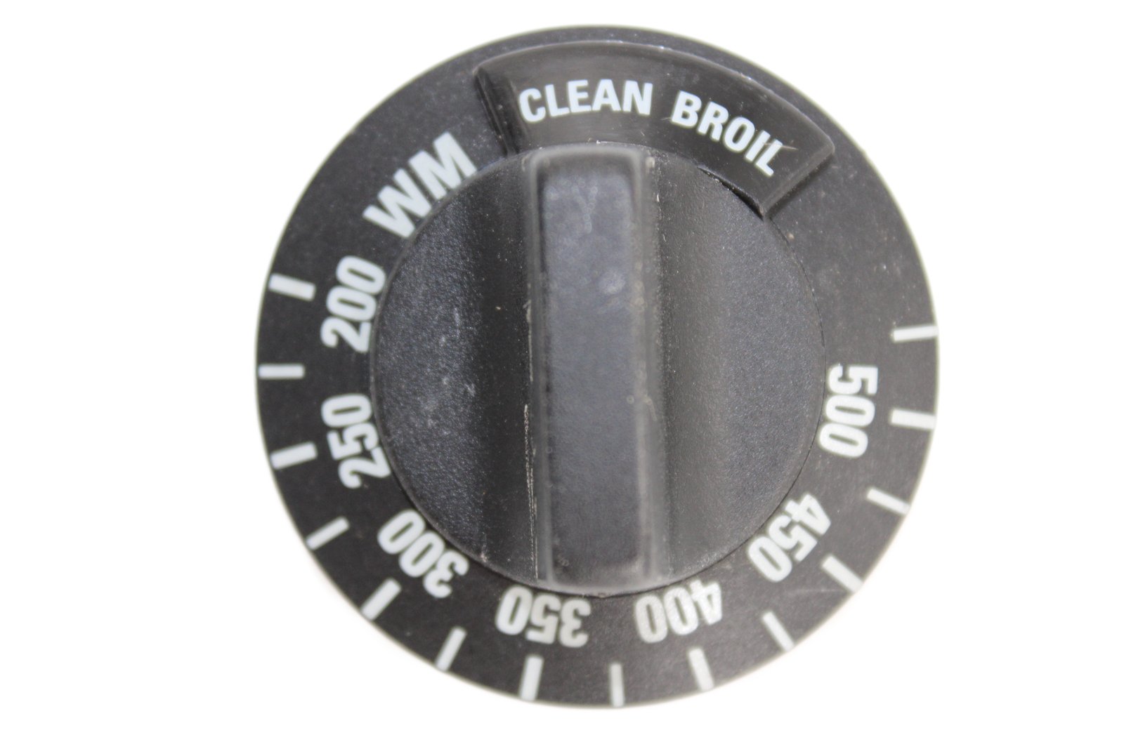 164D2730 BLACK GE Oven Thermostat Knob With Clean/Broil