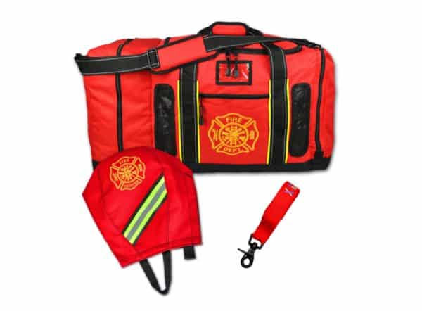 Lightning X Quad Vent Turnout Gear Bag Package w/ SCBA Mask Bag + Glove Strap