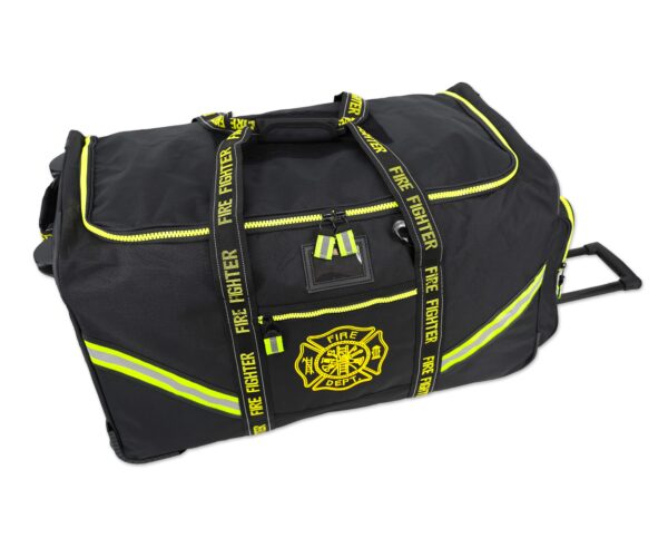 Lightning X Luggage Style Rolling Firefighter Turnout Bag w/ Retractable Handle