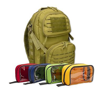 Lightning X Premium Tactical Medic Backpack w/ Modular Pouches & Hydration Port